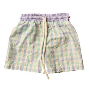 Eliza James Kids Plaid Baby Boy Swim Trunks Size 3 Months